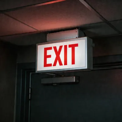 exit sign